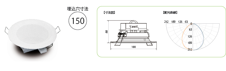 埋込型LEDダウンライト